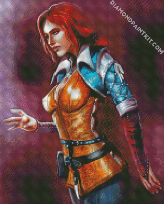 Triss Merigold The Witcher Game diamond painting