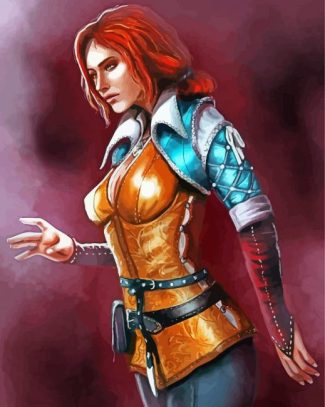 Triss Merigold The Witcher Game diamond painting