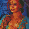 Triss Merigold Witcher diamond painting