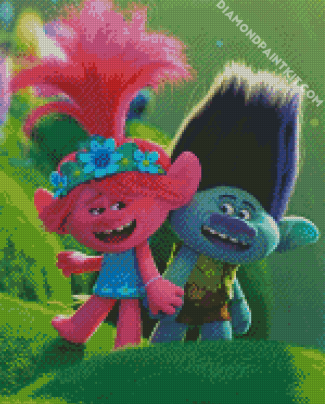 Trolls World diamond painting