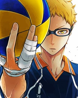 Tsukishima Haikyuu diamond painting