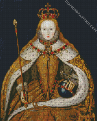 Tudor Queen Elizabeth diamond painting