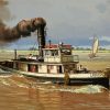 Tugboat Ship diamond painting