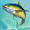 Tuna Fish Jump diamond painting