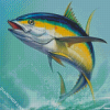 Tuna Fish Jump diamond painting