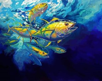 Tuna Fish Underwater diamond painting