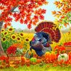 Turkey In Harvest Garden diamond painting