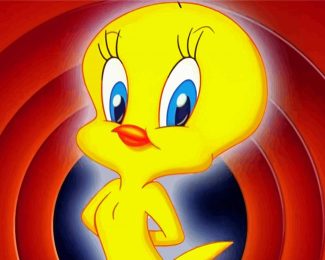 Tweety Bird diamond painting