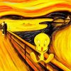 Tweety Bird The Scream diamond painting