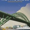 Tyne Bridge Newcastle Poster diamond painting