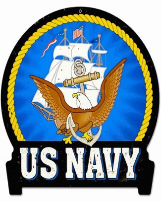 US Navy Symbol Diamond painting