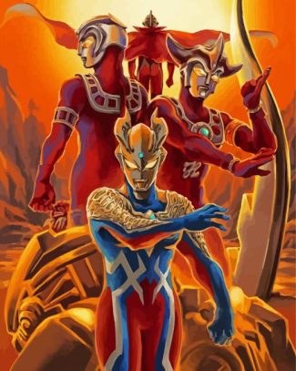 Ultraman Sc Fiction Movie diamond painting