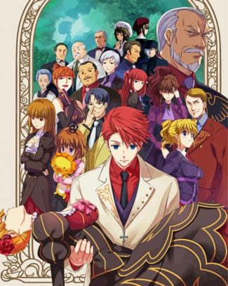 Umineko When They Cry Video Game diamond painting