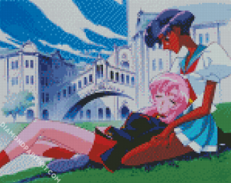 Utena And Anthy diamond painting