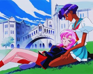 Utena And Anthy diamond painting