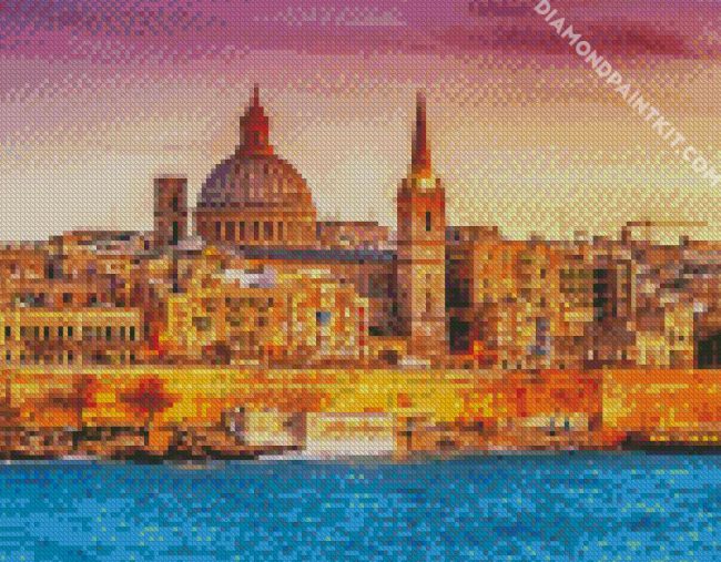 Valetta Malta diamond painting