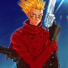 Vash The Stampede Trigun Anime diamond painting