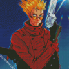 Vash The Stampede Trigun Anime diamond painting