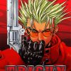 Vash The Stampede Trigun Manga Anime diamond painting