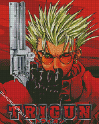 Vash The Stampede Trigun Manga Anime diamond painting