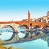 Verona Italy Ponte Pietra diamond painting