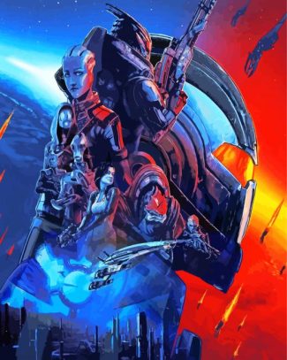 Video Game Mass Effect Diamond painting