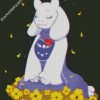 Video Game Undertale Toriel Diamond painting