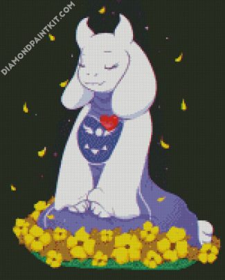 Video Game Undertale Toriel Diamond painting