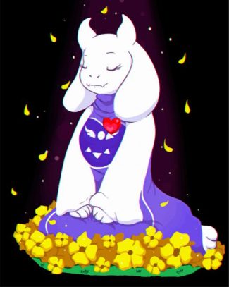 Video Game Undertale Toriel Diamond painting