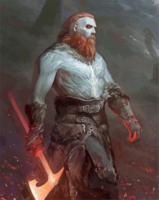 Vikings Odin diamond painting