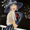 Vintage Deco Lady diamond painting