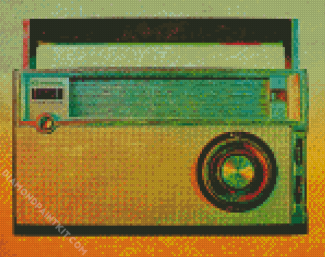 Vintage Radio diamond painting