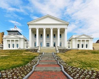 Virginia State Capital Richmond diamond painting