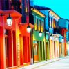 Vlore Albania Colorful Buildings diamond painting