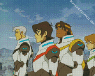 Voltron Legendary Defender Animation diamond painting