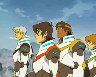 Voltron Legendary Defender Animation diamond painting