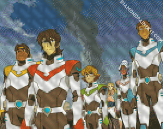 Voltron Legendary Defender diamond painting