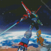 Voltron The Robot diamond painting