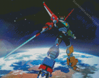 Voltron The Robot diamond painting