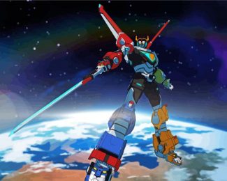 Voltron The Robot diamond painting