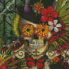 Voodoo Sugar Skull diamond painting