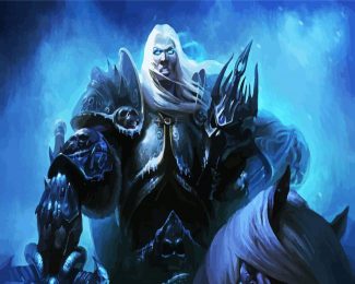 Warcraft Game Arthas Menethil Character diamond painting