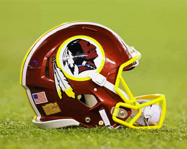 1958-1964 Washington Redskins Die-Cut Gumball Helmet Decals – Mini NFL Helmet Stickers – WA
