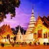 Wat Phra Singh Woramahawihan Thailand Asia diamond painting