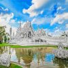 Wat Rong Khun White Temple Thailand diamond painting