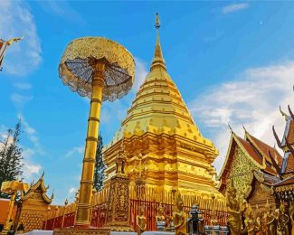 Wat Rong Khun White Temple Thailand diamond painting