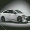 White Toyota Avalon diamond painting