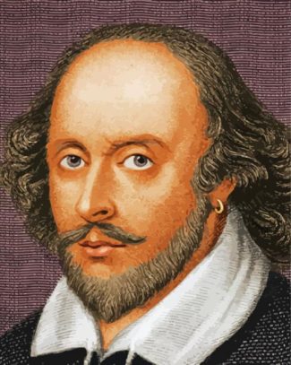 William Shakespeare Illustration diamond painting