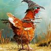 Witch Chicken diamond painting