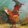 Witch Chicken diamond painting